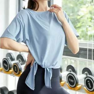 슬림핏 스판 요가 필라테스 위아 홈트 반팔 여성닐복