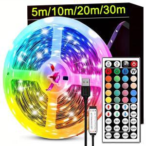 원격 제어 Luces 룸 조명 USB  리본 장식 TV 백라이트 다이오드 테이프와 RGB 스트립