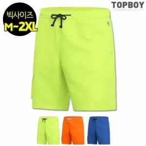 [탑보이][탑보이] 빅사이즈 비치 밴딩 5부 반바지 (JW511)