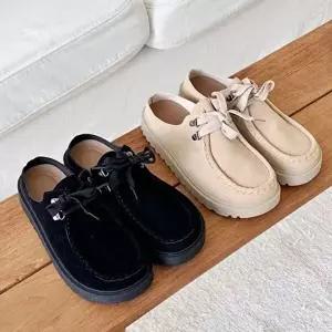 슬리퍼 데일리 남성 캐주얼 커플 슬리퍼 스웨이드 남녀 블로퍼 신발 버클-WFOQ5CO