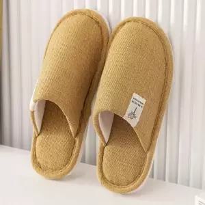 PL 2세대 슬리퍼 린넨 실내 슬리퍼(240~245mm) (옐로우) No8-WFOPF84