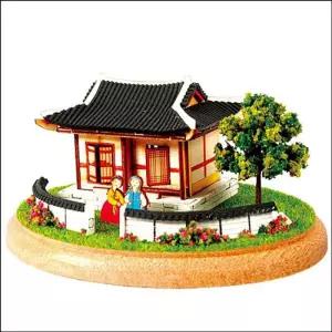 디오라마 목재 입체퍼즐 - 영공방 기와집 원목 3D퍼즐