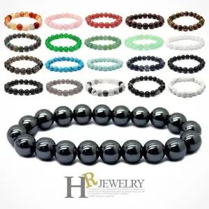 [호림쥬얼리]패션)BEST(HR)매력만점 옥팔찌(10mm)(27종중택1)