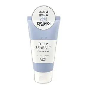 해피바스 DEEP SEASALT 클렌징폼 150g 모공 각질-WFOR1D1