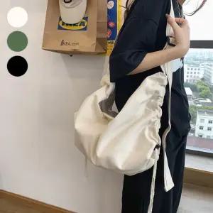 아무 학생가방 캔버스백 대형 크로스백 주 메신저백