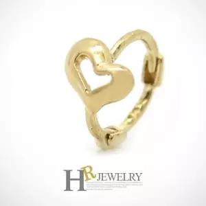 [호림쥬얼리]14K정품)히트)깜찍)한쪽(HR)14K 마샤 하트 귀찌(1pcs)