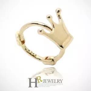 [호림쥬얼리]14K정품)히트)한쪽(HR)14K 빅토리 왕관 귀찌(1pcs)