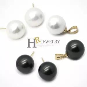 [호림쥬얼리]14K정품)심플)예쁜(HR)14K 10mm 핵진주 세트(택1)