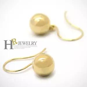 [호림쥬얼리]14K정품)히트)깜찍(HR)14K 유광볼 후크 귀걸이(5.5mm)