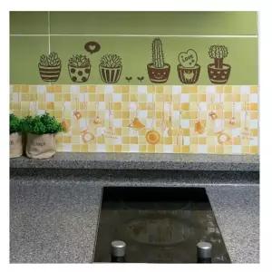 DIY인테리어 4P그래픽타일스티커 주방 이 C 벽면 욕실