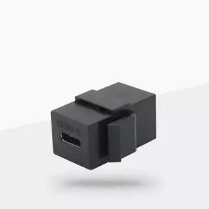 3.1 키스톤잭 젠더 C 일체형 Type F-F USB 블랙