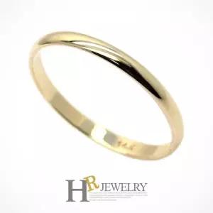 [호림쥬얼리]14K Gold 골드반지 데일리_심플(HR)14K 소프트 라인 링 반지(1.12g)