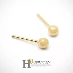 [호림쥬얼리]14K정품)히트)기본(HR)14K 민볼 시리즈 귀걸이(3mm)