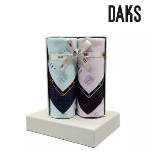닥스 DKD1414 남성 손수건 2매 남녀 나염 손수건세트 LE1219519356