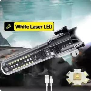 LED 손전등 충전식 캠핑 후레쉬 야외 휴대용 랜턴