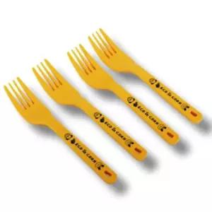 유아식수저 옥수수 유아포크 어린이집 아동포크 미니 이유식기 4P