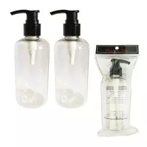 위아 투명 액체 용기 펌프 용기 250ml 3개 스프레이