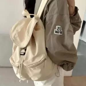 여성 실용적인가방 베이직 스타일 데일리 캐주얼 백팩 백팩