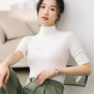 [mkwbie_66]모달 폴라 반팔목티 반목티 2장묶음 T279
