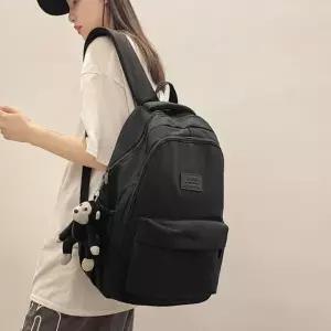 [라일리] Rly 2컬러 스트링 캐주얼 신학기 학생백팩 여행백팩