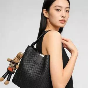 [라일리] Rly 3컬러 여성 세련된 위빙 패턴 숄더백