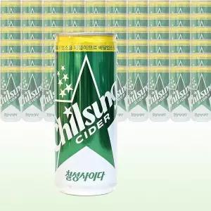 [하프클럽/셀러허브 식품]칠성사이다 업소용 245ml x 60캔(2박스)