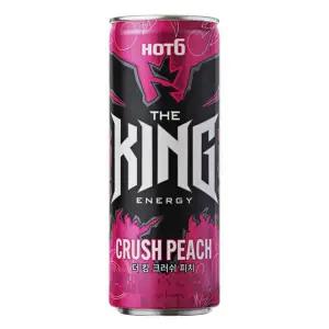 [하프클럽/셀러허브 식품]핫식스 더킹 크러쉬 피치 355ml x 24캔