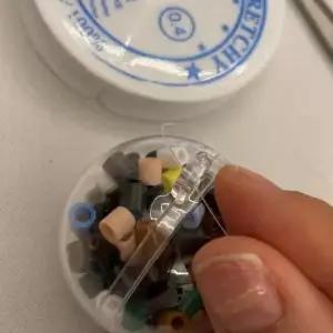 원형캡슐 투명 투명캡슐 크리스마스오너먼트 4cm 5P