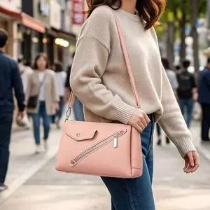 [라일리] Rly 여성 레더 데일리 외출 숄더백 크로스백 패션 가