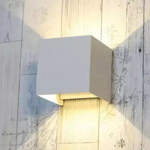 사각 벽등 각도조절 LED 전구색 화이트 5Wx5W