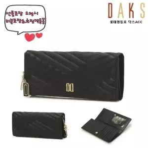 닥스 ACC DBHO6E911BK-B 여성 카드지갑 블랙 DD로고 소가죽 DBHO6E911 LE1221891203