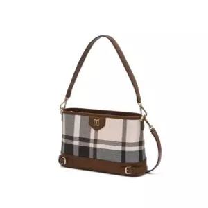 닥스 ACC DCBA6E713W2-YD 여성 숄더백 [TARTAN] 타탄 체크 라이트 브라운 가죽 DCBA6E713 LE1221185739