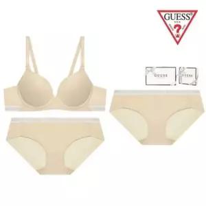 게스 언더웨어 GEWBR162BEGEWBP162BE-EJS 여성 노와이어 [브라1 팬티2매] 속옷세트 LE1 5261