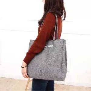 토트백 지퍼 학생 수납 보조 남녀 숄더백 가방 공용