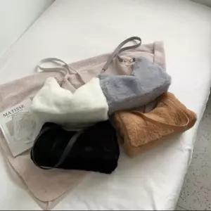 [mkKES5_66]레더 끈 퍼 숄더백 털가방 겨울가방