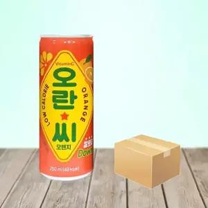[하프클럽/셀러허브 식품]오란씨 오렌지 250ml x 30캔(1박스) 과즙탄산음료