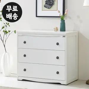 디베 3단 서랍장 옷 미니 체스트 서랍(880/화이트)