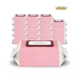 [아이러브베베]시그니앙 오로즈 75g 77매 20팩 캡형 아기물티슈