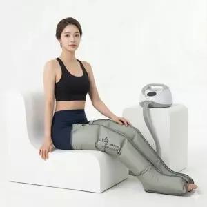 국산 의료기기 사지압박순환장치 공기압 종아리 다리 허벅지 발 혈액순환 마사지기 본체+다리커프