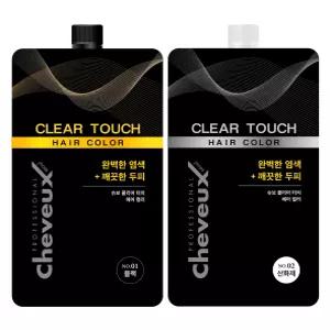 슈보 블랙 새치염색약 두피에 묻지않는 염색약 셀프 뿌리염색 새치커버 대용량 500g