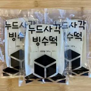 누드 빙수떡 팥빙수 미니떡 140g x 30팩