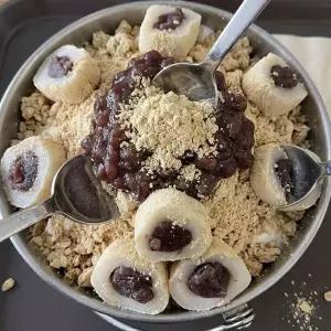 팥앙금 인절미떡 빙수용 디저트 토핑 대용량 40g x 120개
