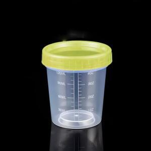 플라스틱 누출 방지 샐러드 드레싱 용기 120ml 측정 컵 투명한 재사용 가능한 조미료 음료