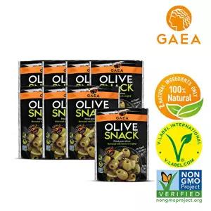 [가이아]가이아 피티드 그린 올리브 레몬, 오레가노 마리네이드 파우치 65g,8팩