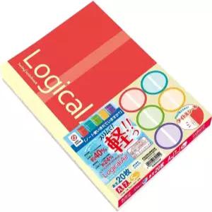 나카바야시 NLB505A5P 로직 에어 노트(경량 노트북) 20매 세미 B5 A 룰드 비타민 컬러 시리즈 5팩