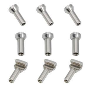10PCS 스테인레스 스틸 와이어 로프 압착 액세서리, 케이블 클램프, 1.5-1.8mm 금속 고정 장치에 적합