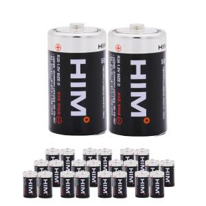 HIM 망간 D형 건전지 R20 1.5V 24알 벌크