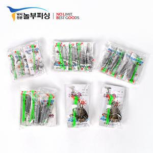 한세인 친환경 묶음추 8호 구멍추 막대추 종형추 봉돌 묶음채비 원투채비