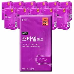 디펜드 스타일 패드 대용량 (여성용) 18P x12팩 요실금 전용
