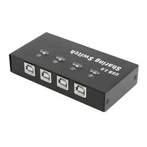 넥시 USB 2.0 스위치 선택기 4포트 NX-U241S